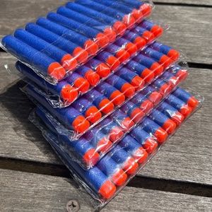 nerf dart 5 pack blue and orange 10 in each pack